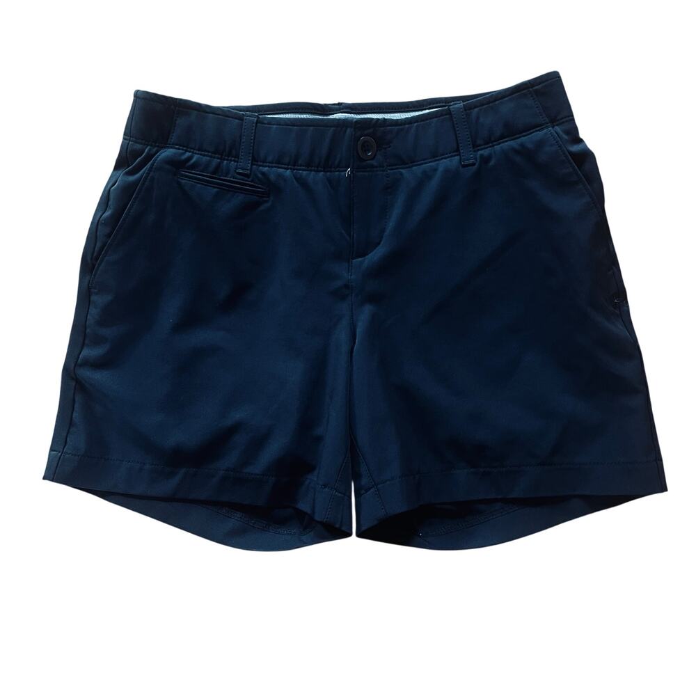 Under Armour Links Golf Shorts Black Tech Stretch | Size 2